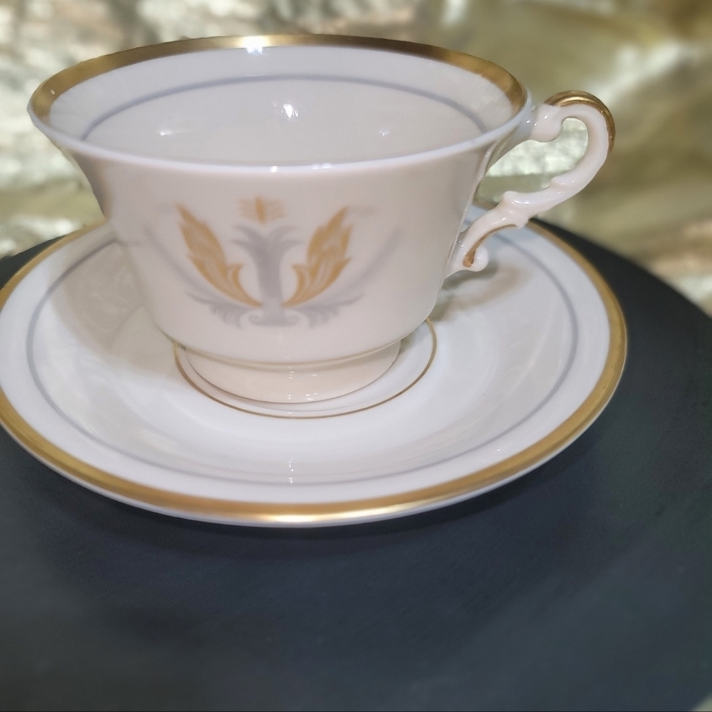 Governor Clinton Siracuse China set of 6 cups and saucers - Picture 3 of 8